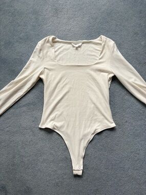 Square Neck Microfiber Bodysuit